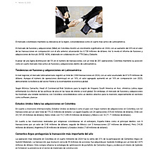 Colombia registra un crecimiento del 35% en el valor de fusiones y adquisiciones en 2024